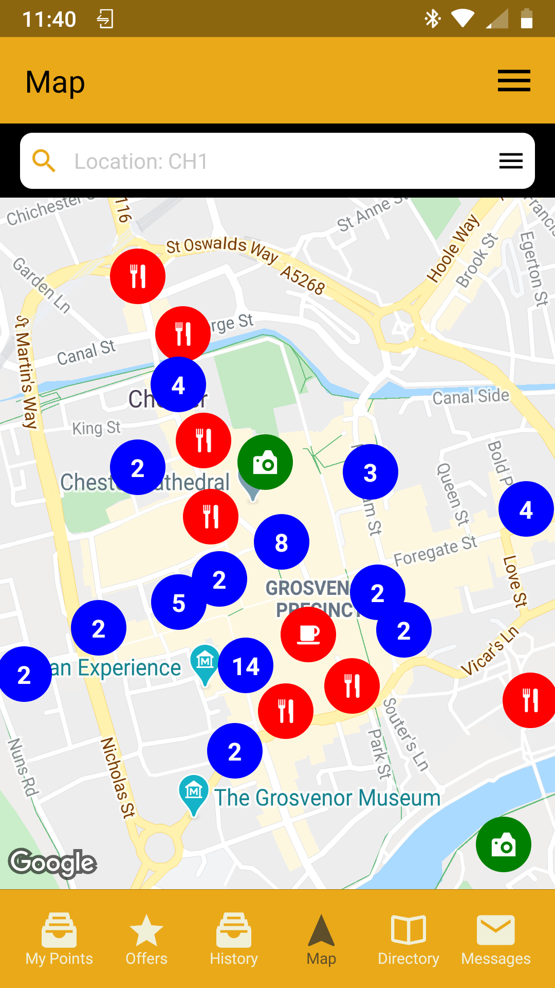 One Chester Mobile App Map View